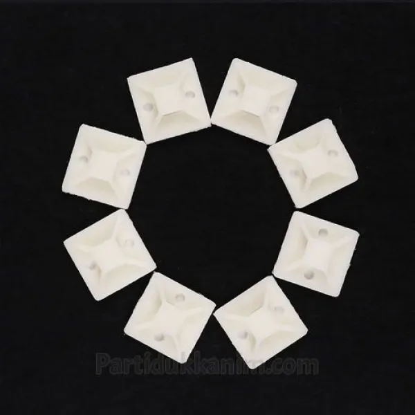 Yapışkanlı Kroşe 28*28mm. (10 adet)