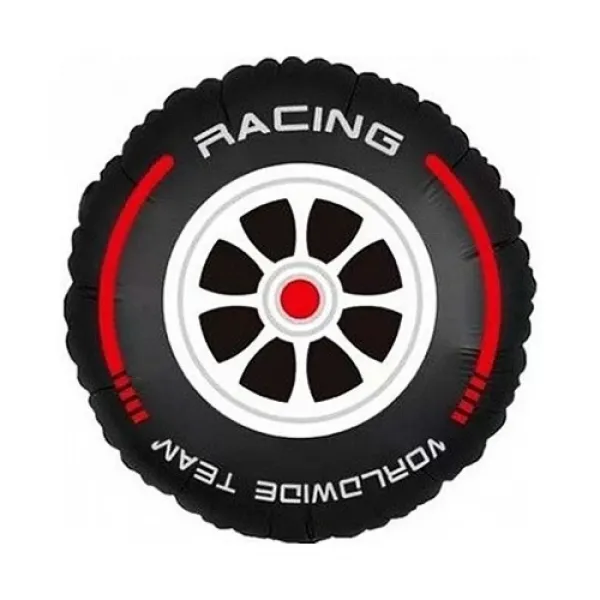 Yarış Lastiği Folyo Balon 45 cm