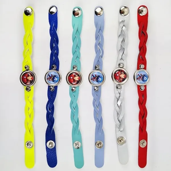 Yenilmezler Kaptan Amerika - Demir Adam Hediyelik Bileklik (6 Adet)