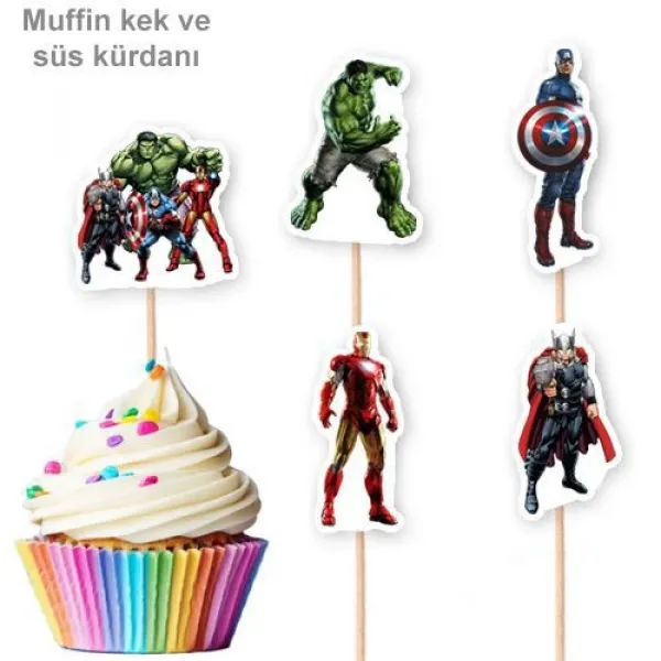 Yenilmezler Şekilli Kürdan (10 Adet)