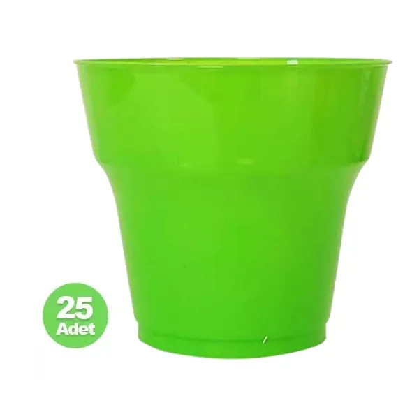 Yeşil Plastik Bardak (25 adet)