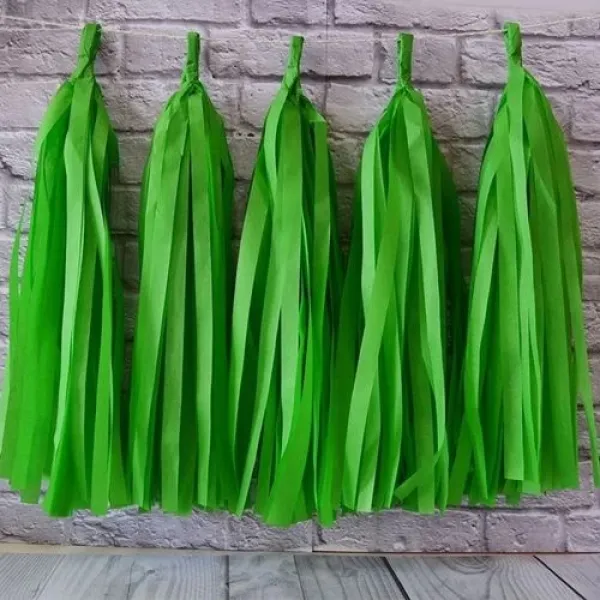 Yeşil Püskül Süs 5li