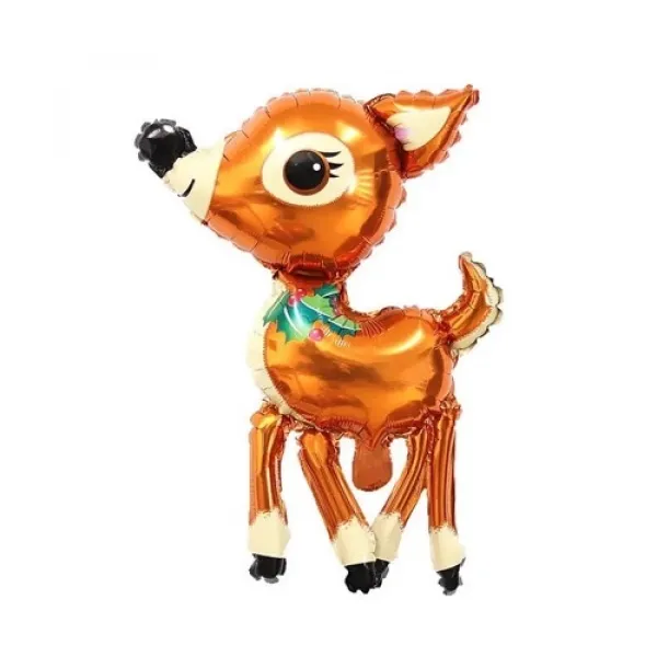 Yılbaşı Baby Geyik Folyo Balon 62x42 cm