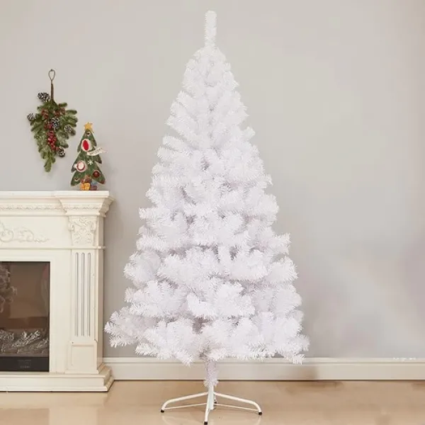 Yılbaşı Beyaz Çam Ağacı 210 cm 850 Dallı