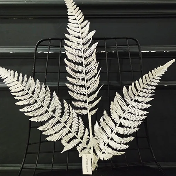 Yılbaşı Beyaz Simli Çam Ağacı Yapay Dal (90 cm - 1 Adet)