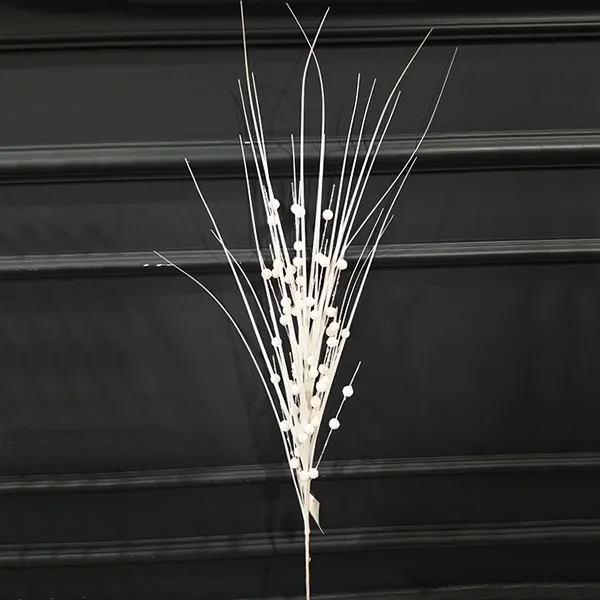 Yılbaşı Beyaz Simli Kokinalı Yapay Dal (90 cm - 1 Adet)