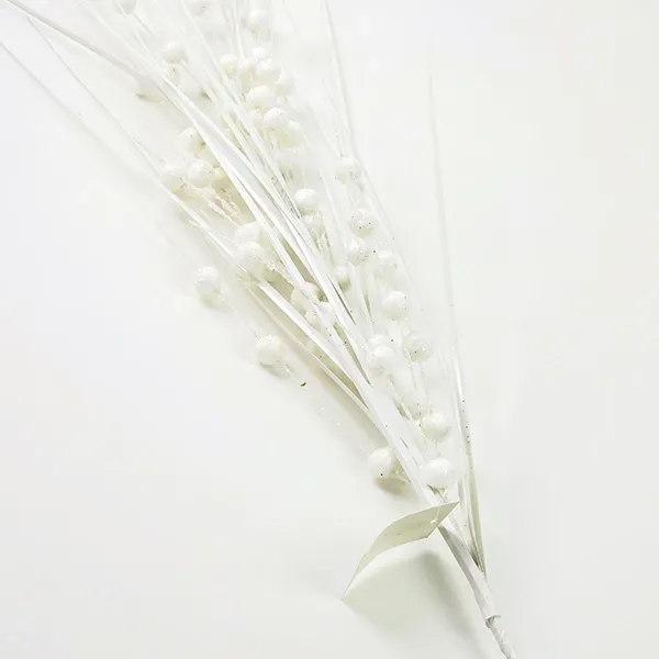 Yılbaşı Beyaz Simli Kokinalı Yapay Dal (90 cm - 1 Adet)