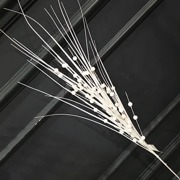 Yılbaşı Beyaz Simli Kokinalı Yapay Dal (90 cm - 1 Adet)