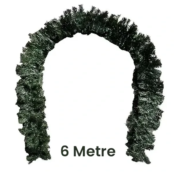 Yılbaşı Çam Garland Yeşil (6 Metre - 20 cm)