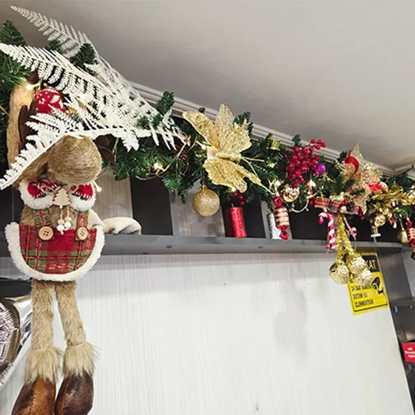 Yılbaşı Çam Garland Yeşil (6 Metre - 20 cm)