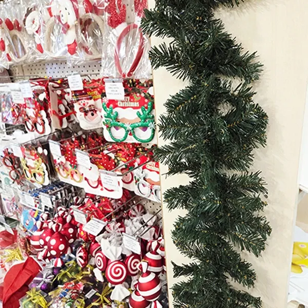 Yılbaşı Çam Garland Yeşil (6 Metre - 20 cm)