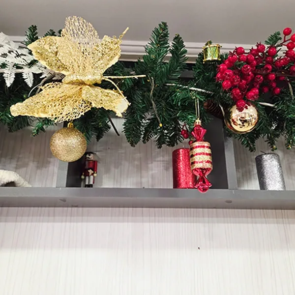 Yılbaşı Çam Garland Yeşil (6 Metre - 20 cm)