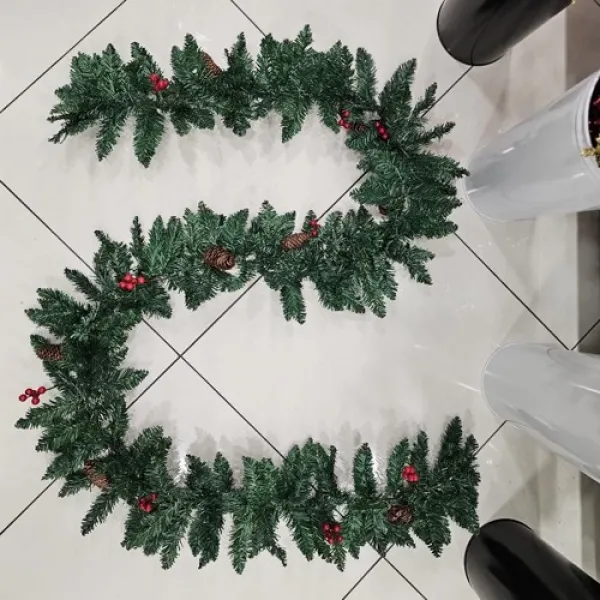 Yılbaşı Garland Süs Kokinalı Kozalaklı 270 cm 24 cm