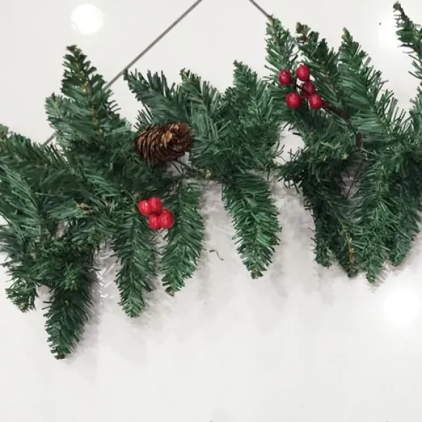 Yılbaşı Garland Süs Kokinalı Kozalaklı 270 cm 24 cm