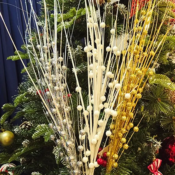 Yılbaşı Gold Simli Kokinalı Yapay Dal (90 cm - 1 Adet)