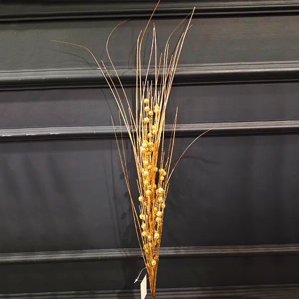 Yılbaşı Gold Simli Kokinalı Yapay Dal (90 cm - 1 Adet)