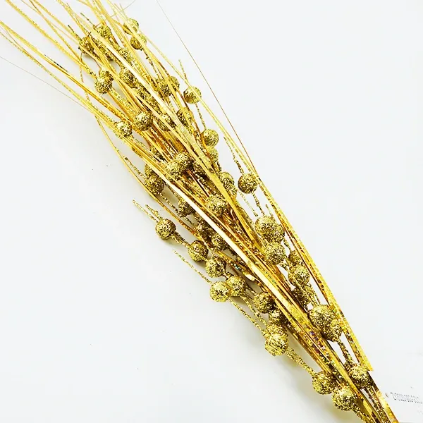 Yılbaşı Gold Simli Kokinalı Yapay Dal (90 cm - 1 Adet)