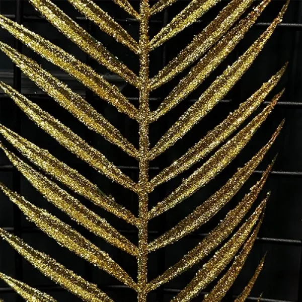 Yılbaşı Gold Simli Palmiye Yapay Dal (70 cm - 1 Adet)