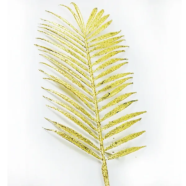 Yılbaşı Gold Simli Palmiye Yapay Dal (70 cm - 1 Adet)