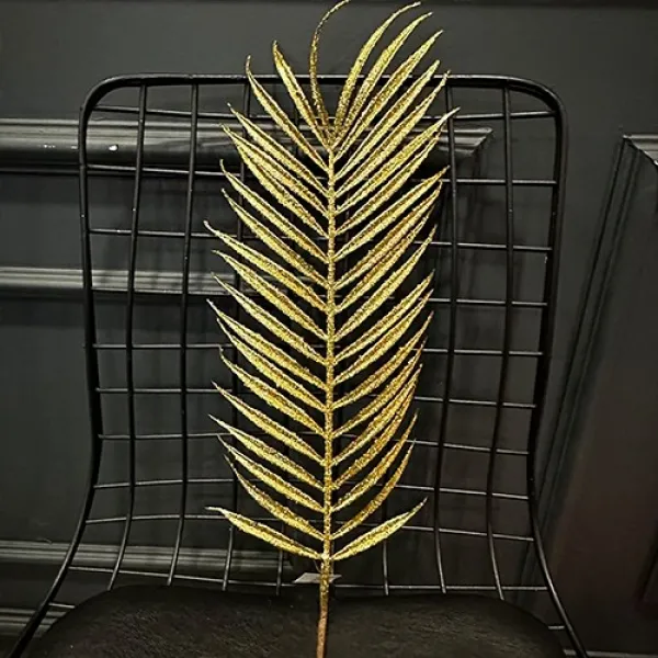 Yılbaşı Gold Simli Palmiye Yapay Dal (70 cm - 1 Adet)