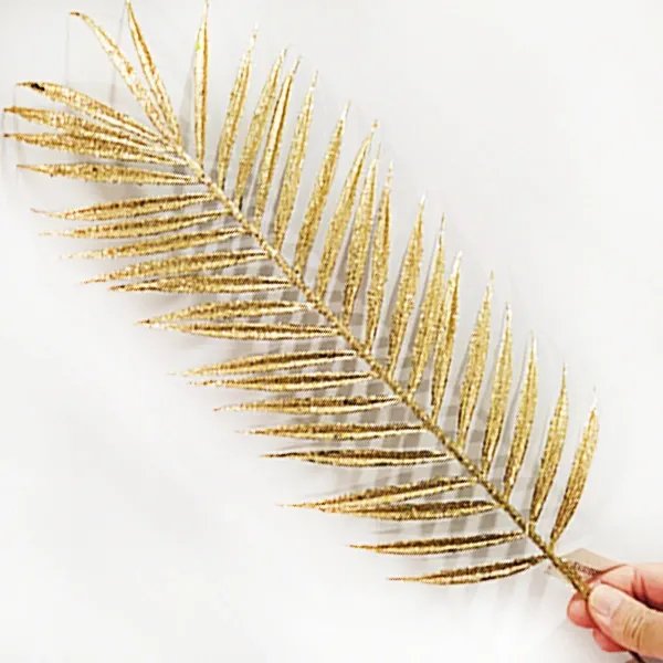 Yılbaşı Gold Simli Palmiye Yapay Dal (70 cm - 1 Adet)