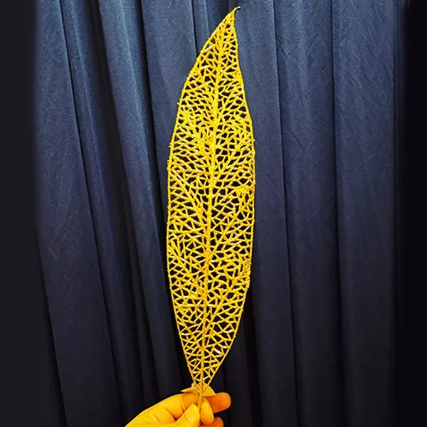 Yılbaşı Gold Simli Yaprak (70 cm - 1 Adet)