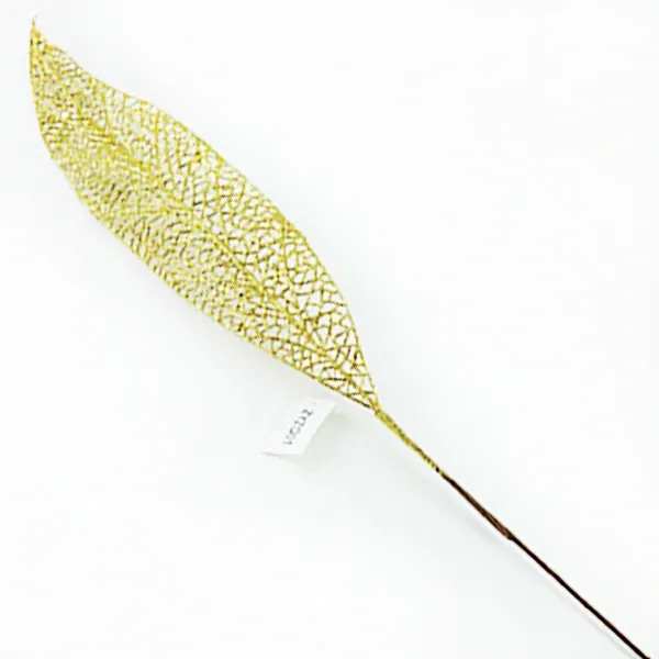 Yılbaşı Gold Simli Yaprak (70 cm - 1 Adet)