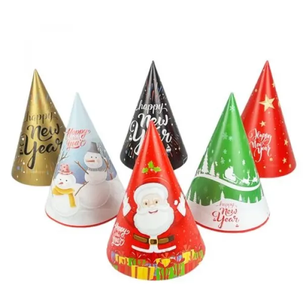 Yılbaşı Happy New Year Şapka (6 adet)