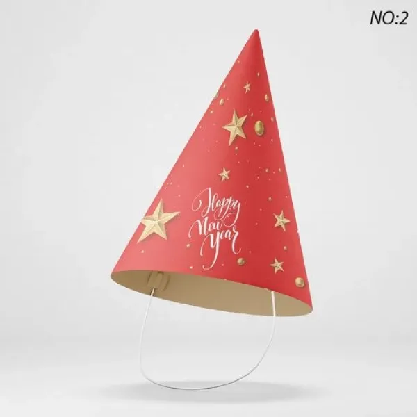 Yılbaşı Happy New Year Şapka (6 adet)