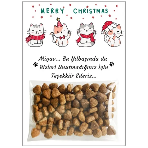 Yılbaşı Hediyelik Kedi Maması 5 Adet