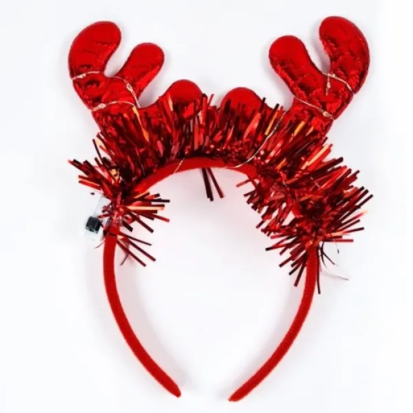 Yılbaşı ışıklı Taç Geyikli 1 Adet