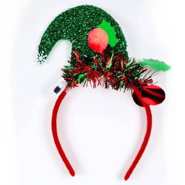 Yılbaşı ışıklı Taç Şapkalı 1 Adet