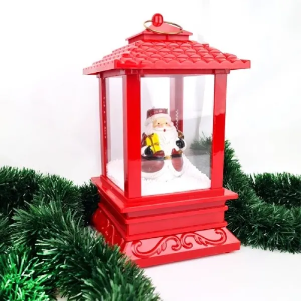 Yılbaşı Kar Küresi Sokak Lambası USB Girişli ışıklı