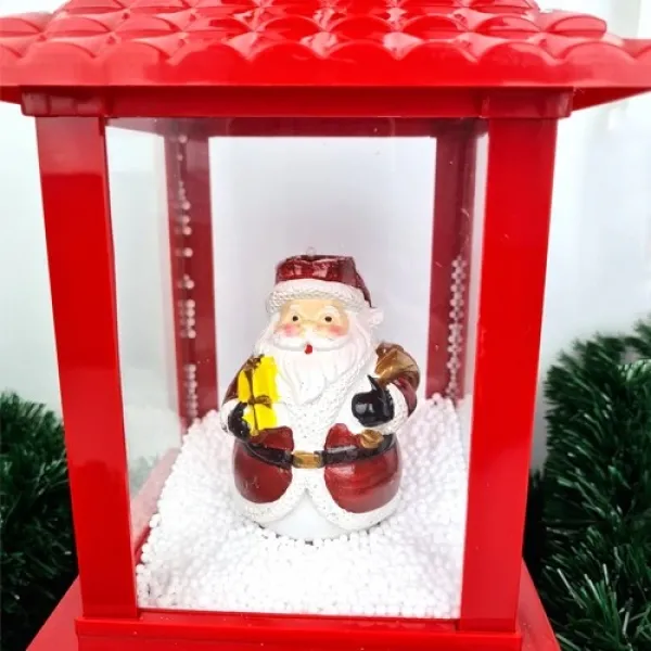 Yılbaşı Kar Küresi Sokak Lambası USB Girişli ışıklı