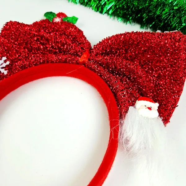 Yılbaşı Fiyonk Taç Kırmızı (1 Adet)