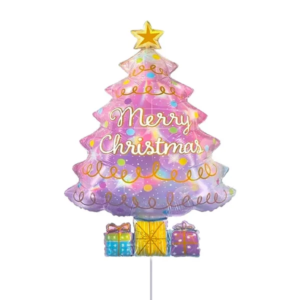 Yılbaşı Noel Ağacı Folyo Balon (48x70) cm