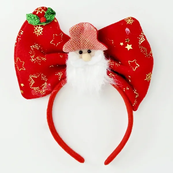 Yılbaşı Noel Baba Kumaş Taç Lüks (1 Adet)