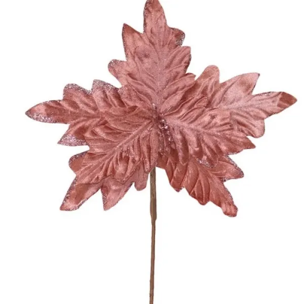 Yılbaşı Ponsetya Yapay Çiçek Gül Kurusu 1 Adet