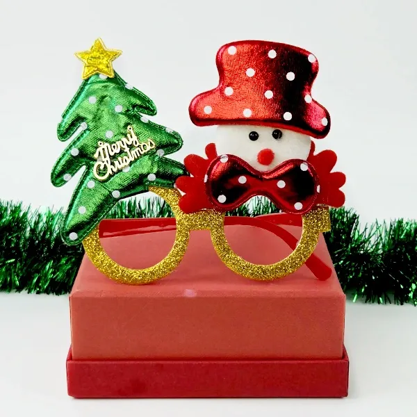 Yılbaşı Simli Figürlü Gözlük Çeşitleri (1 Adet)
