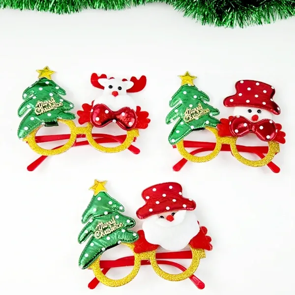 Yılbaşı Simli Figürlü Gözlük Çeşitleri (1 Adet)