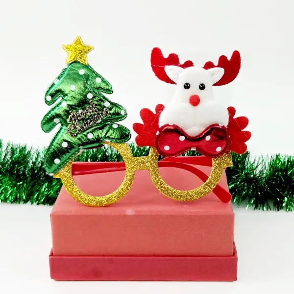 Yılbaşı Simli Figürlü Gözlük Çeşitleri (1 Adet)