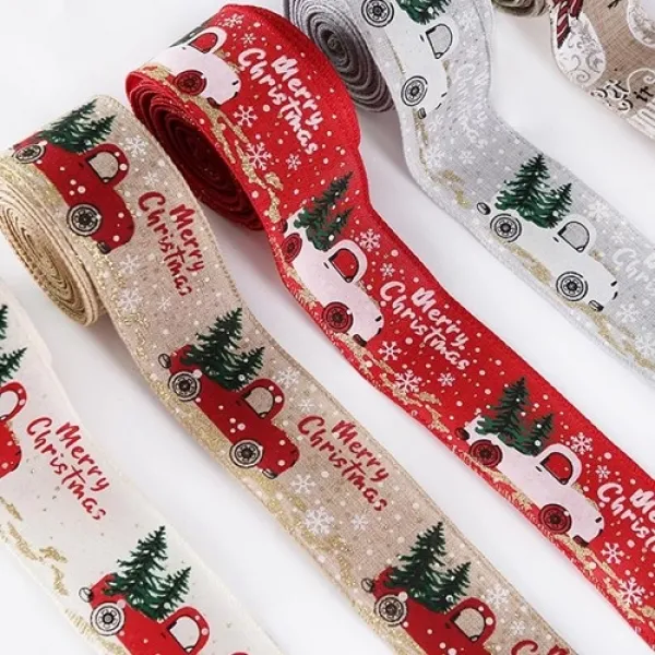 Yılbaşı Simli Kurdele 5 Metre 6 cm - 1 Adet