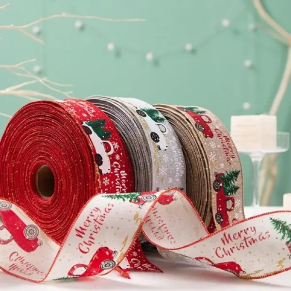 Yılbaşı Simli Kurdele 5 Metre 6 cm - 1 Adet