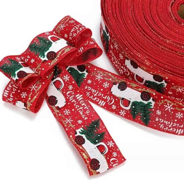 Yılbaşı Simli Kurdele 5 Metre 6 cm - 1 Adet