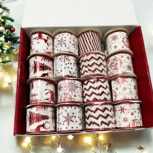 Yılbaşı Simli Kurdele 5 Metre 6 cm