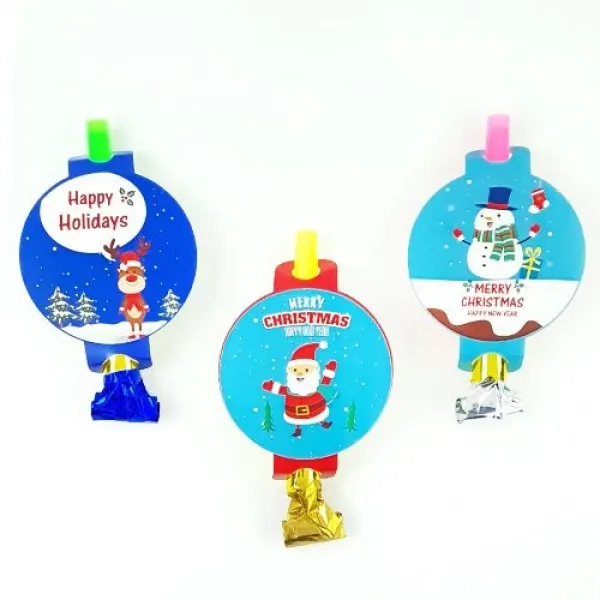Yılbaşı Temalı Parti Düdüğü (6 adet)