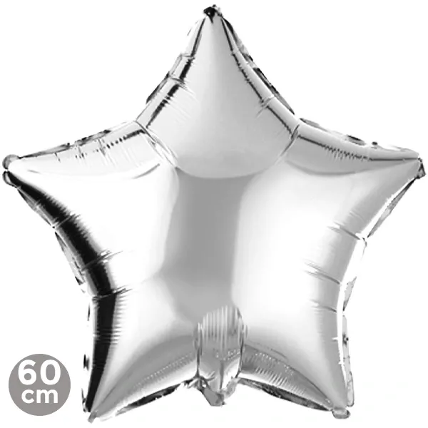 Yıldız Folyo Balon Gümüş (60 cm)