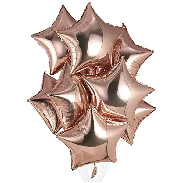 Yıldız Folyo Balon Rose Gold (60 cm)