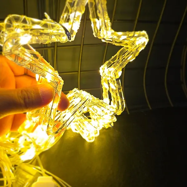 Yıldız Perde Led ışık Eklemeli Modüllü Fişli Gün ışığı (3 Metre)