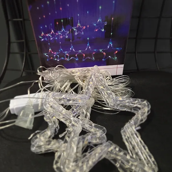 Yıldız Perde Led ışık Eklemeli Modüllü Fişli Gün ışığı (3 Metre)